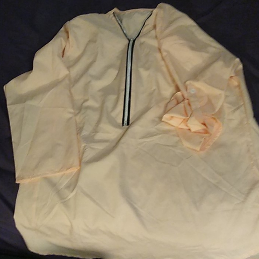 Zippered front blouse